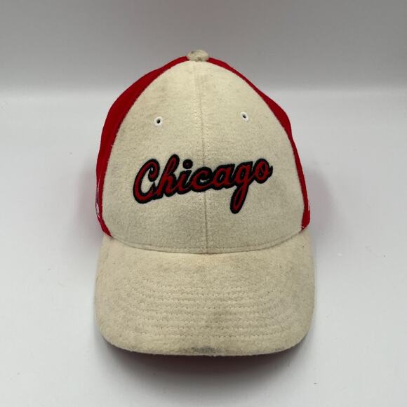 Vintage Nike Chicago Bulls Embroidered Hat Cap Medium - Picture 2 of 11